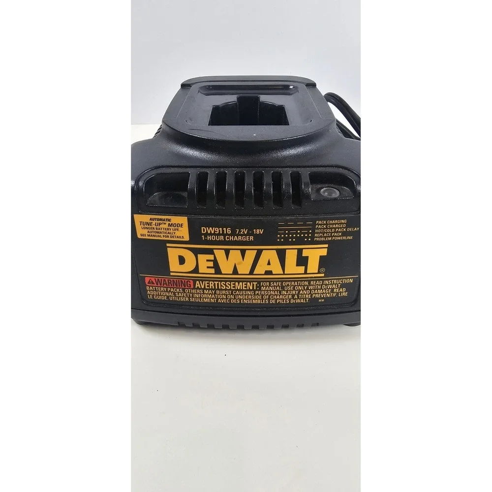 Dewalt DW9116 7.2V-18V 1 Hour‎ Ni'Cd Battery Charger OEM Genuine Black